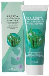 Гель для ног Простой рецепт охлаждающий от травм и ушибов с бадягой 75 мл
