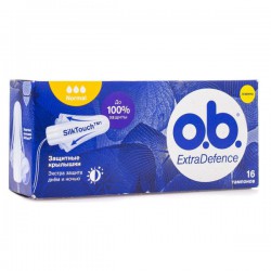 Тампоны o.b. экстра дефенс нормал 16 шт.
