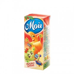 Сок Мой яблочно-банановый нектар 200 мл