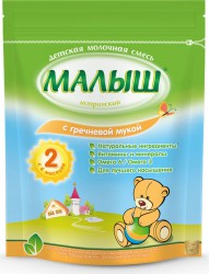 Смесь молочная Малыш гречка с 6 мес. 350 г