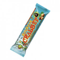 Батончик 35 г Капитан Сильвер фундук в шоколадной глазури с йодом