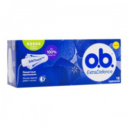 Тампоны o.b. экстра дефенс супер + комфорт 16 шт.