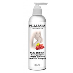 Гель для ног Pellesana Венонормин с экстрактами плодов жабника и красного винограда 250 мл