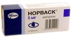Норваск табл. 5 мг 14 шт.