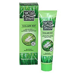 Гель для ног Чистая линия для снятия усталости с подорожником 75 мл