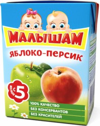 Нектар Фрутоняня Малышам яблоко персик с 5 мес 200 мл